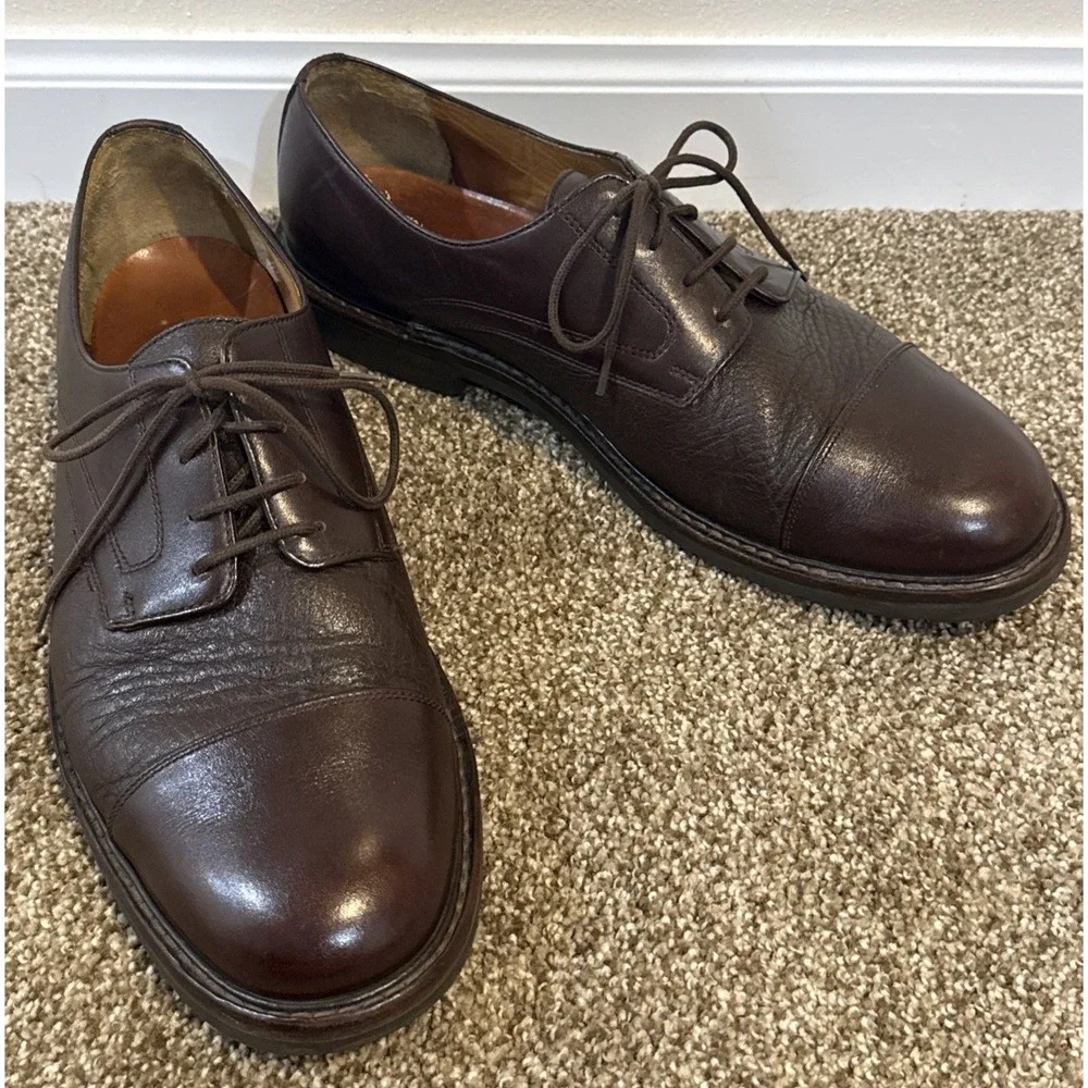 Mephisto  Dress Oxford Goodyear Welt shoes Men's Size 11 US  Dark Brown Academia